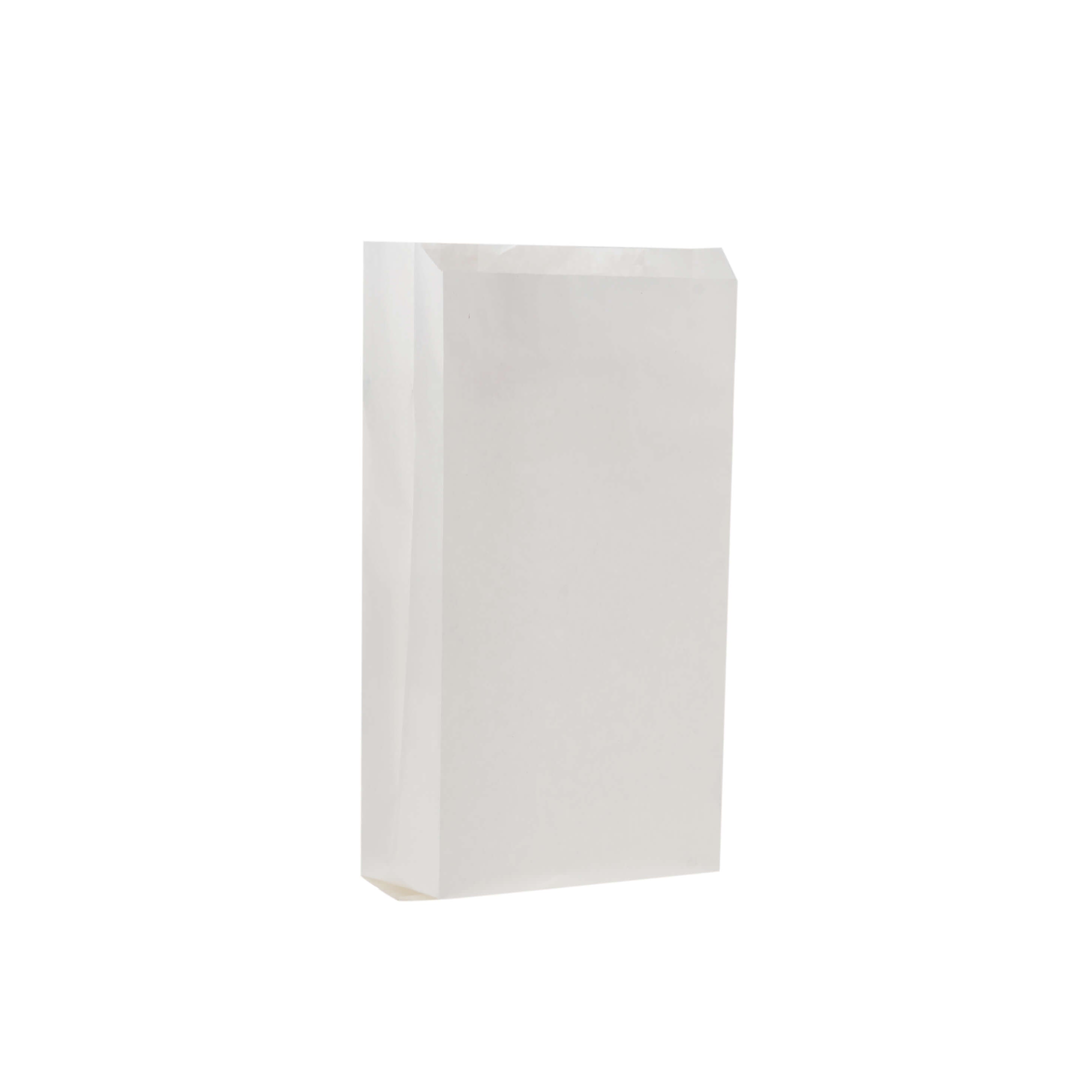 200x100x410 mm No.3 Pinch or flat bottom paper bag white - Hotpack Global