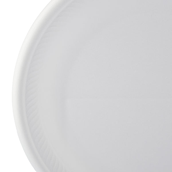 10 inch White Foam Plates - Pak-Man Food Packaging Supply