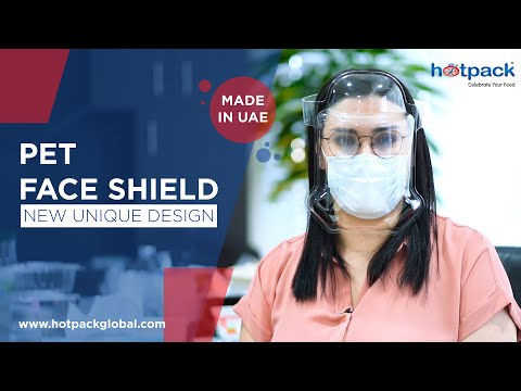 درع وجه PET قطعة واحدة