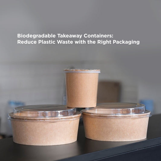 Biodegradable Takeaway Containers: Reduce Plastic Waste with the Right Packaging