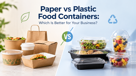 Paper vs Plastic Food Containers Which Is Better for Your Business