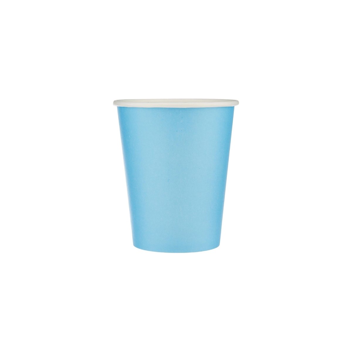 25 Pieces 8 Oz Single Wall Blue Paper Cups – hotpackwebstore.com