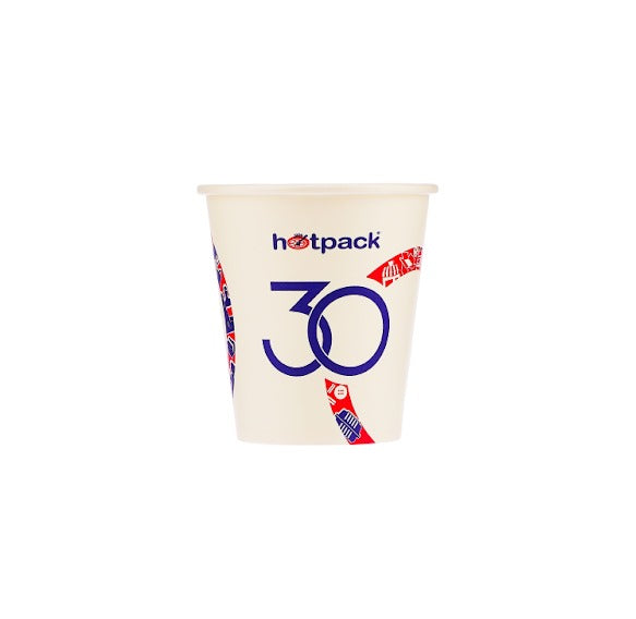 Hotpack 30 Years Anniversary Paper Cups Promotional Pack | 6.5 oz x 100 Pieces