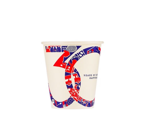 Hotpack 30 Years Anniversary Paper Cups Promotional Pack | 6.5 oz x 100 Pieces