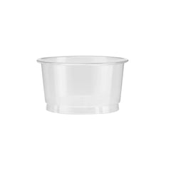 4 Oz Clear PET portion cup for condiments and sauces- Hotpack Global