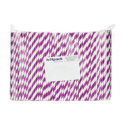 6 mm Paper Straw Without Wrap - hotpackwebstore.com - Paper Straws