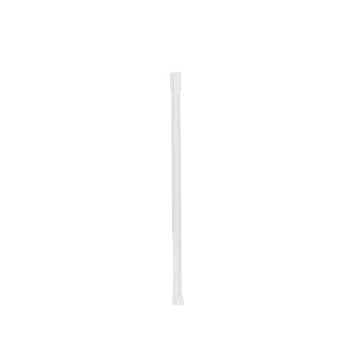 6mm Plastic Flexible Straw Wrapped | 250 Pieces x 40 Packets - hotpackwebstore.com - Plastic Straws