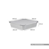 83241 Aluminium container with lid - Hotpack Global