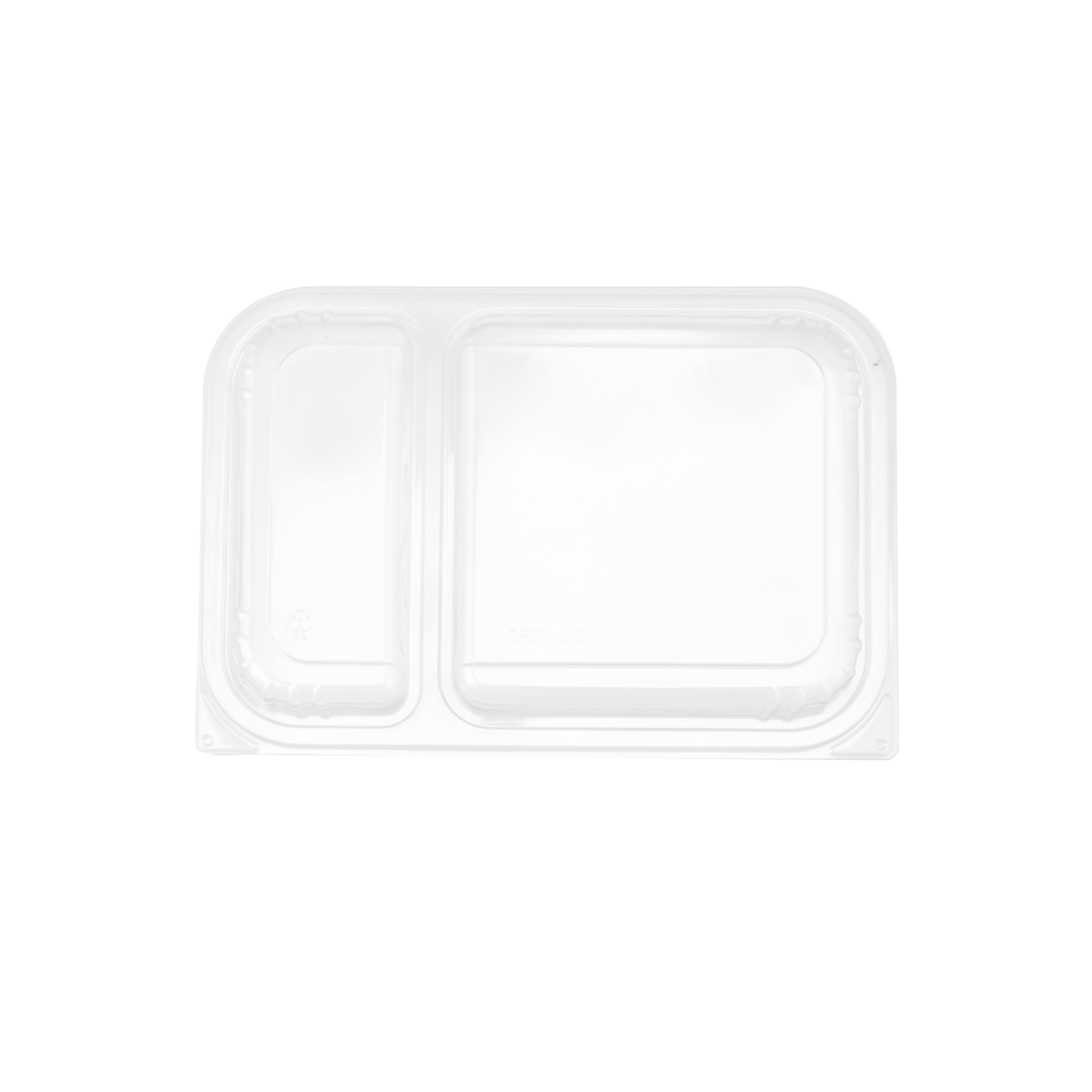 Black Microwave Container 2 Compartment