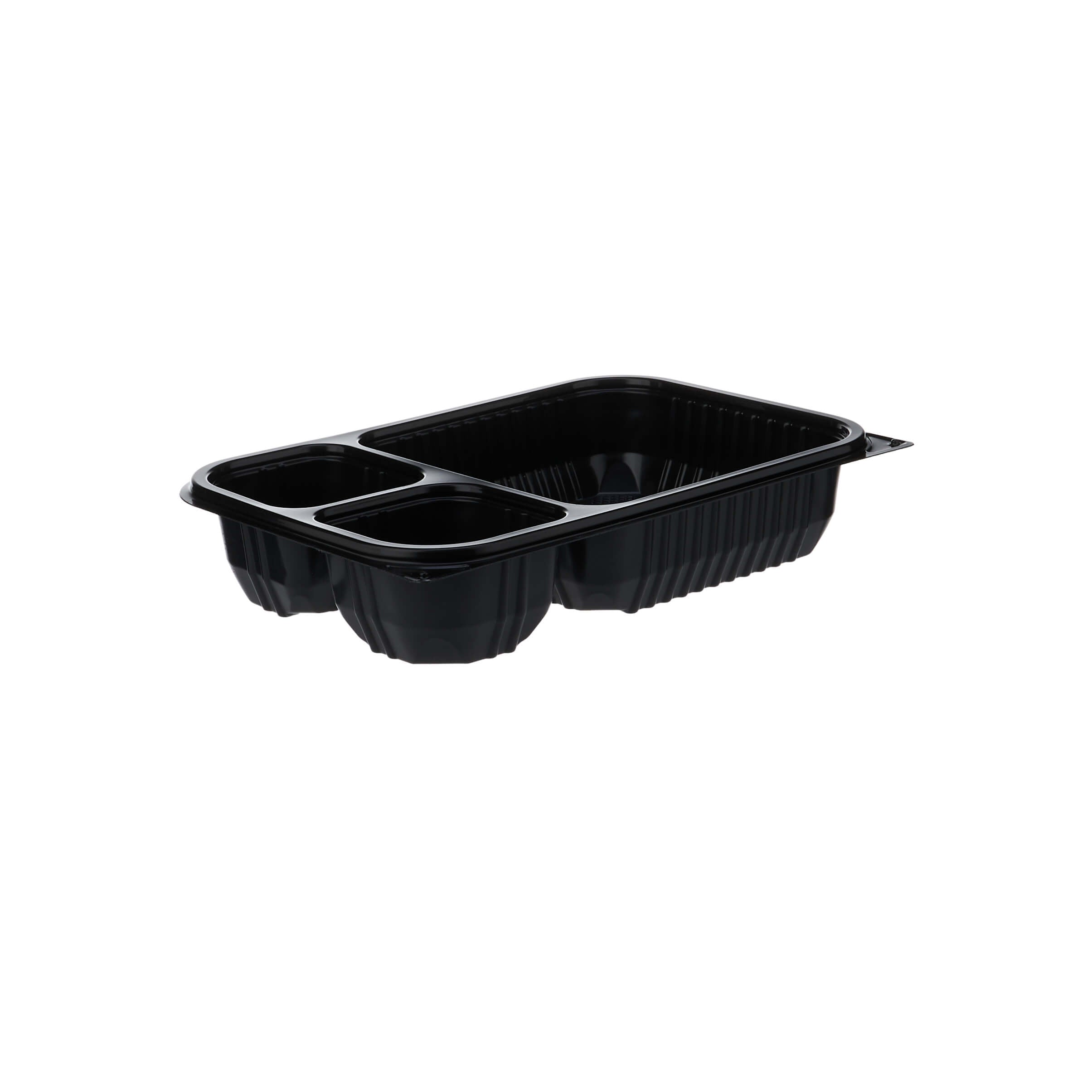 Black Microwave Container 3 Compartment