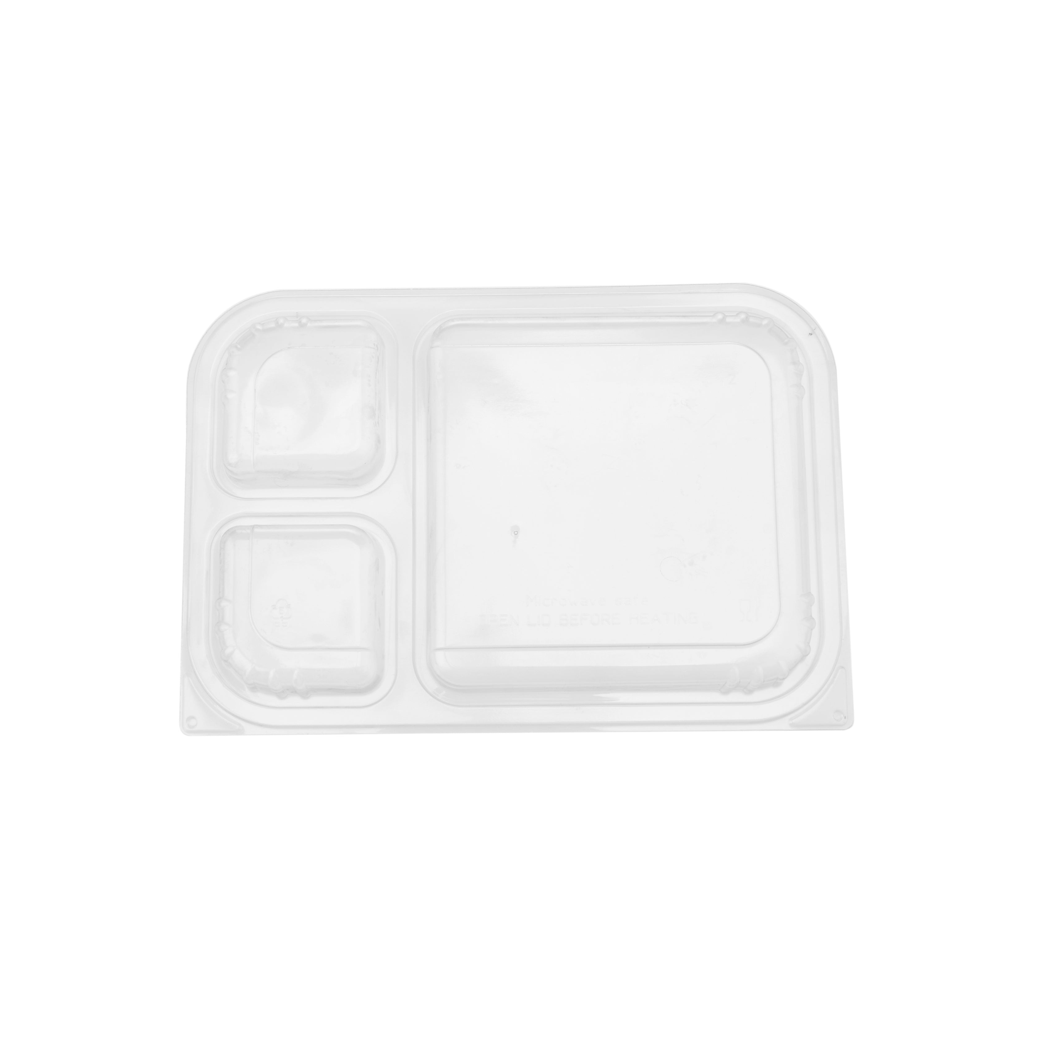 Black Microwave Container 3 Compartment