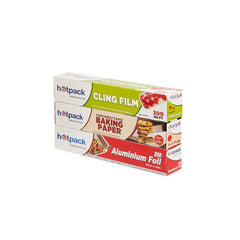 Special Offer Cling Film + Baking Paper + Aluminum Foil Roll Combo Pack - hotpackwebstore.com