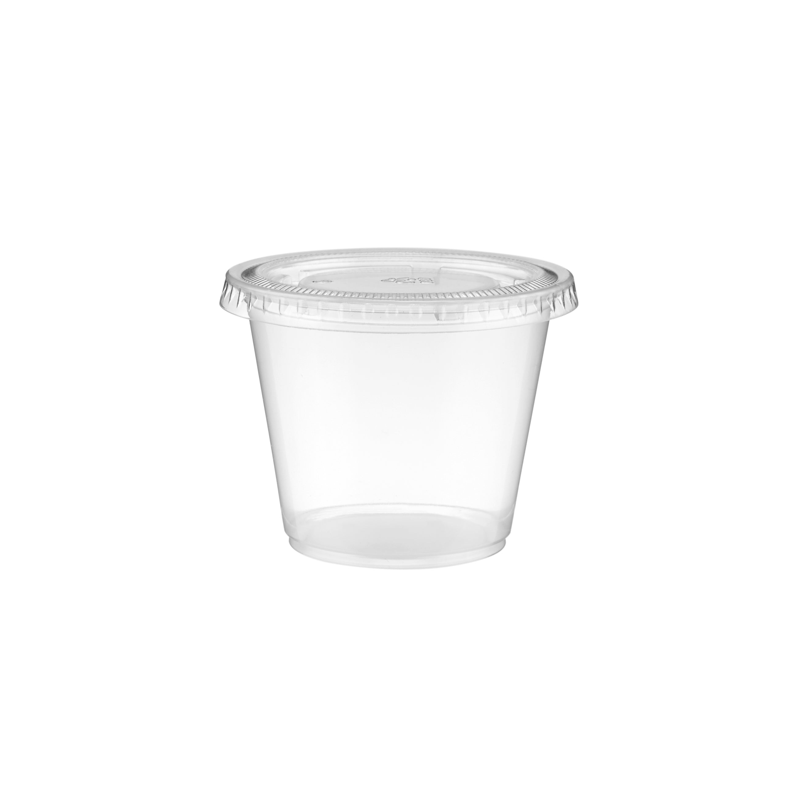 Clear Portion Cup with Lid - hotpackwebstore.com