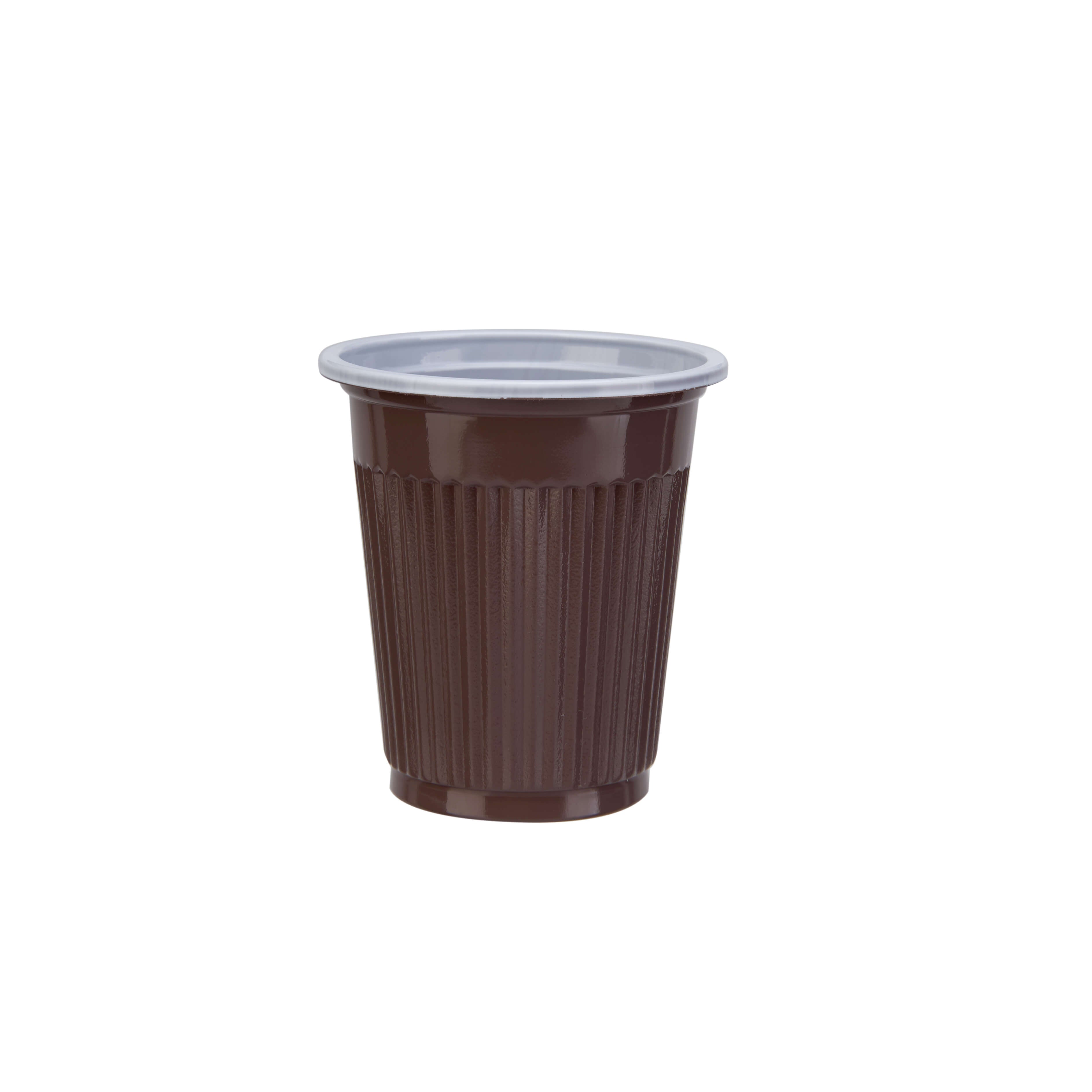 Brown Plastic Coffee Cup - Hotpack Global