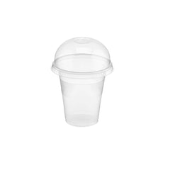 10 Oz Clear Plastic PP Cups with dome lid - Hotpack Global