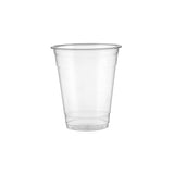 12 Oz PET Clear Juice Cup 91 Diameter and Dome Lid with Hole (500 Pieces) 28th Anniversary Combo - hotpackwebstore.com