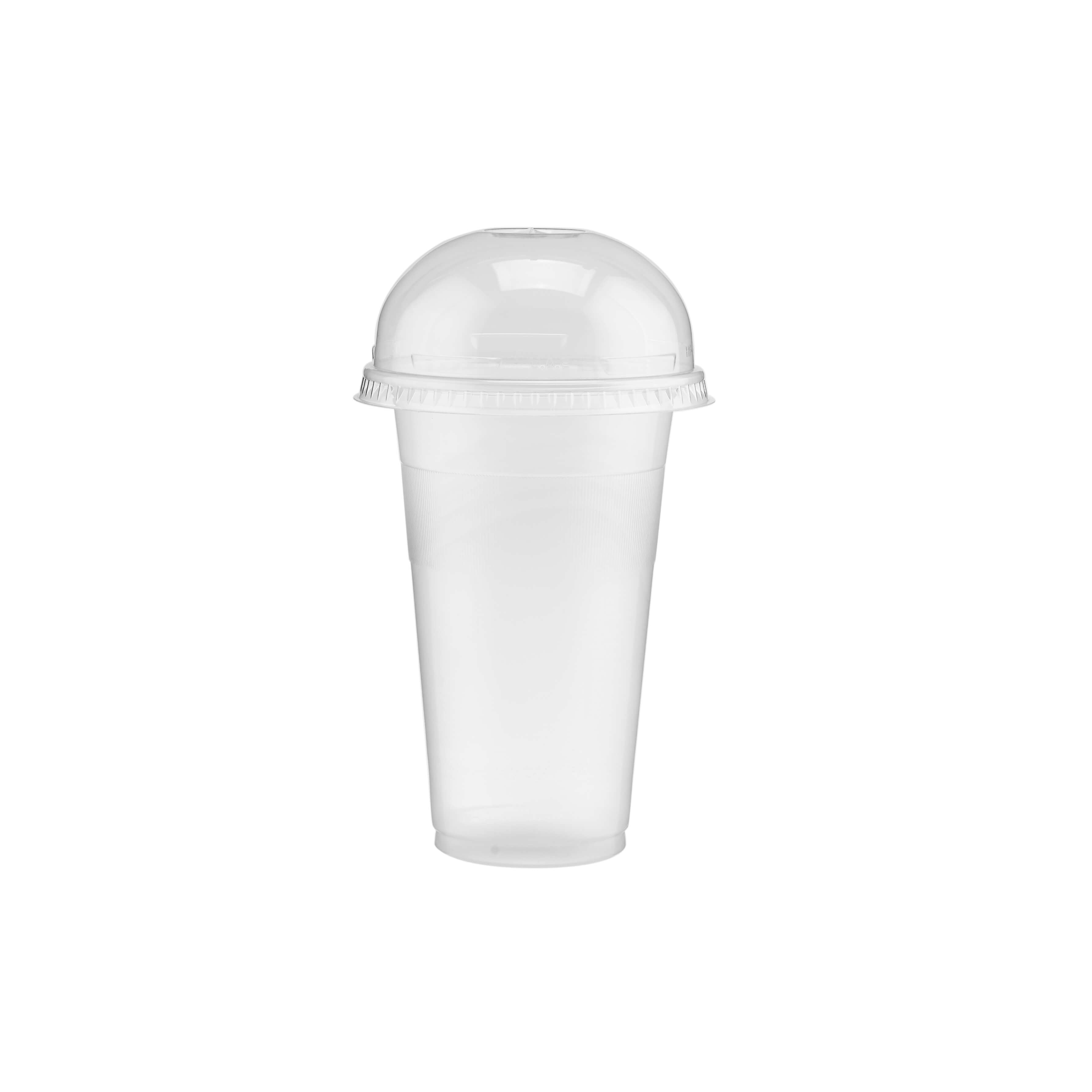 14 Oz Clear Plastic Cups with dome lid - Hotpack Global
