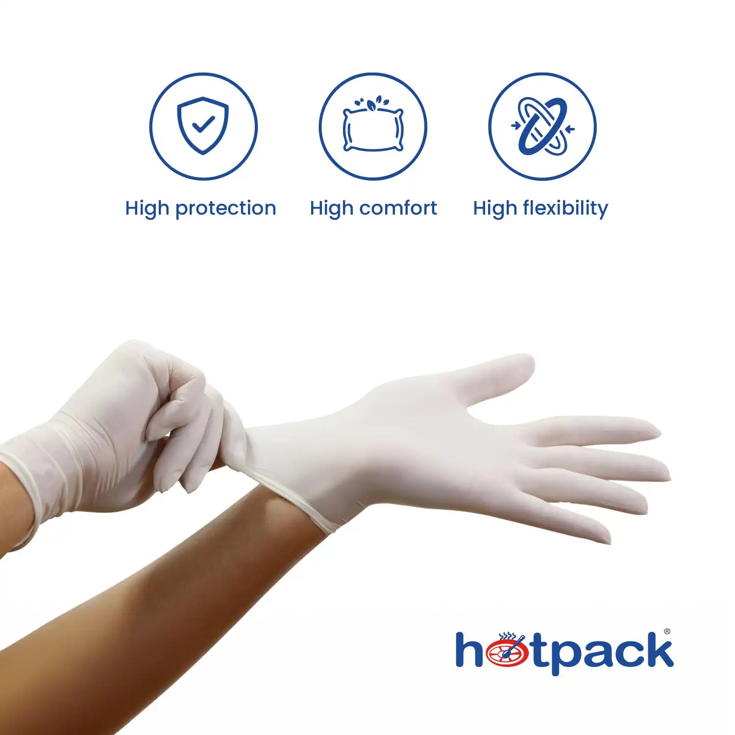 Powder Free Latex Gloves - hotpackwebstore.com
