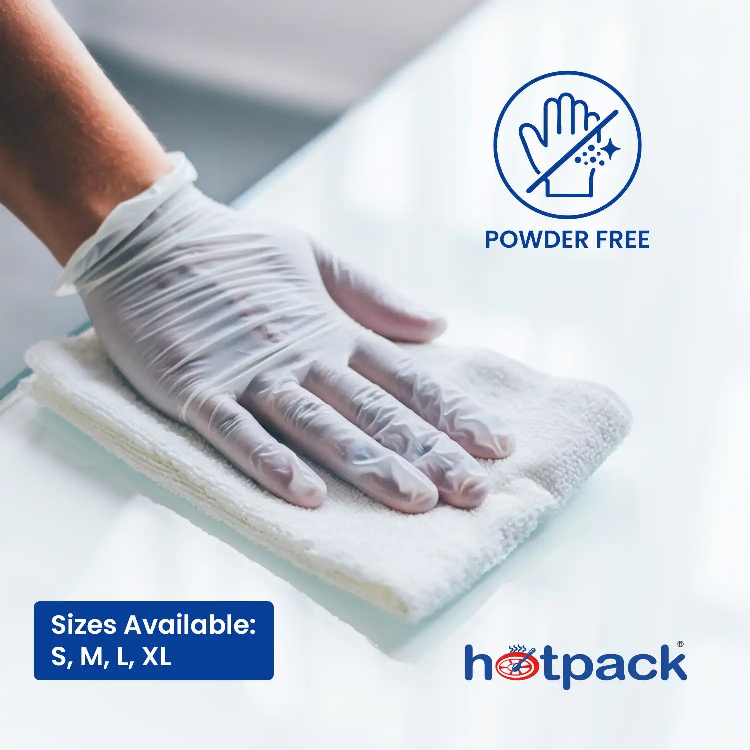 Powder Free Latex Gloves - hotpackwebstore.com