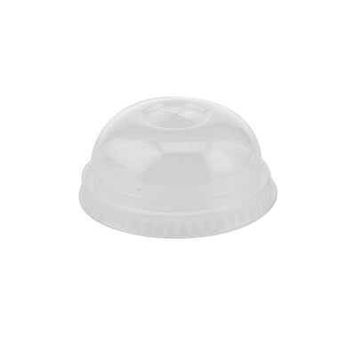 Dome Lid With Hole for PET Juice Cup 4/8/10 Oz  78 mm Diameter - hotpackwebstore.com