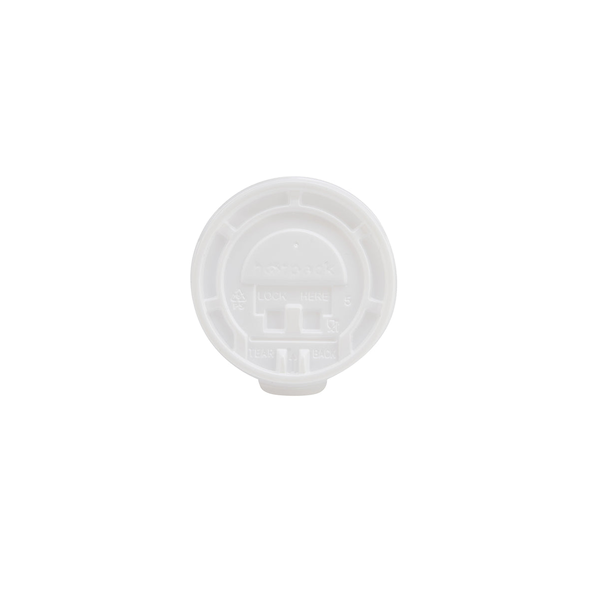 Lid For Foam Cup 6 Oz and 6.5 Oz Paper cup - hotpackwebstore.com