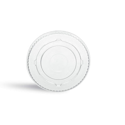 Flat Lid Without Hole for PET Juice Cup 8/10 Oz  78 mm Diameter  1000 Pieces - hotpackwebstore.com