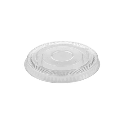 Flat Lid Without Hole for PET Juice Cup 12/16/20/24 Oz  98 Diameter - hotpackwebstore.com