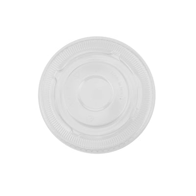 Flat Lid Without Hole for PET Juice Cup 12/16/20/24 Oz  98 Diameter - hotpackwebstore.com