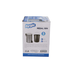 Hygic Stainless Steel Pedal Bin - hotpackwebstore.com