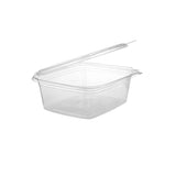 Hinged Square Deli Clear Pet Container - hotpackwebstore.com