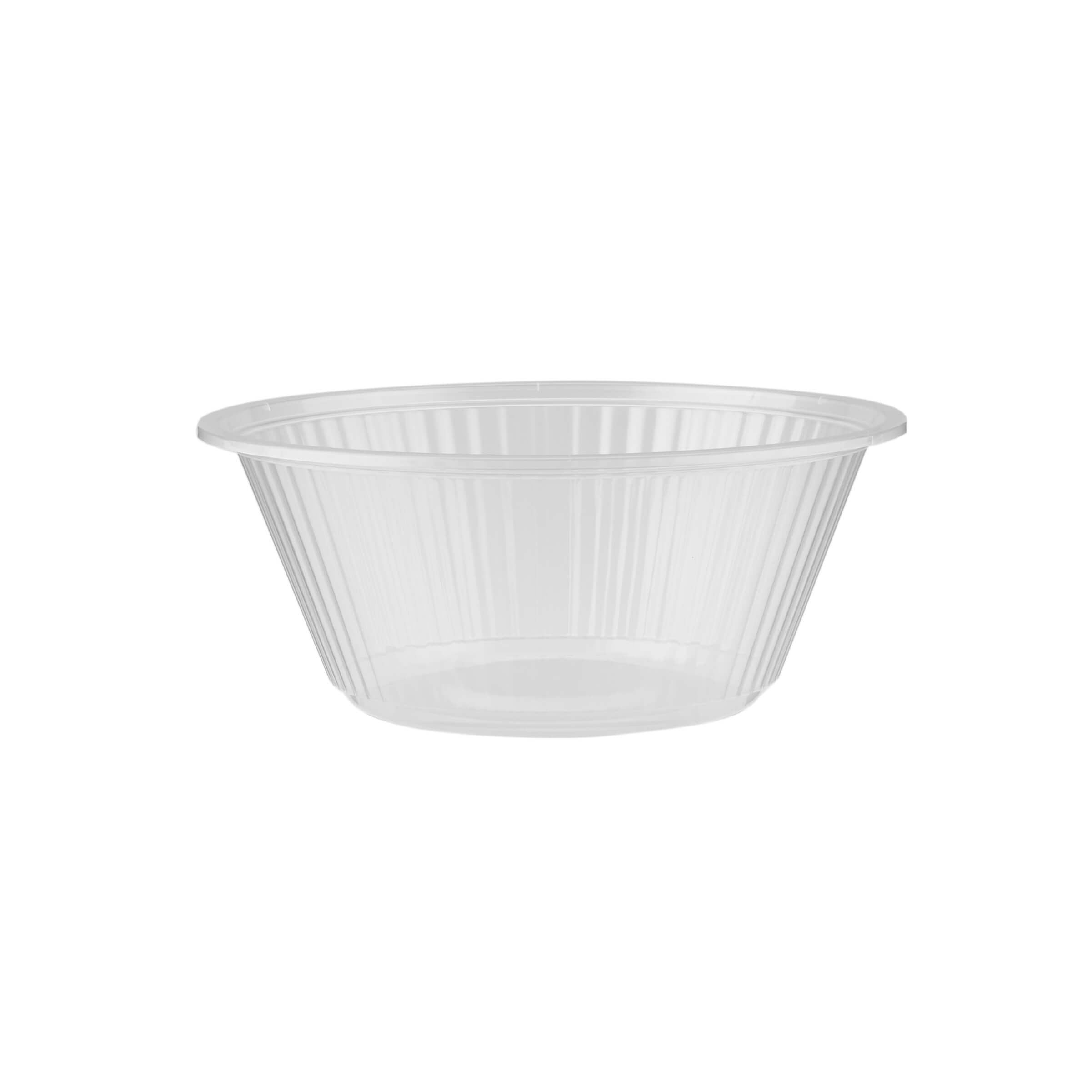 Round Ribbed Microwave Bowl With Color Lid - hotpackwebstore.com