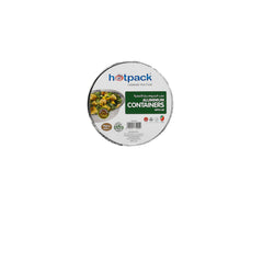 Round Aluminium Containers with Lid 800 ml 10 Pieces
