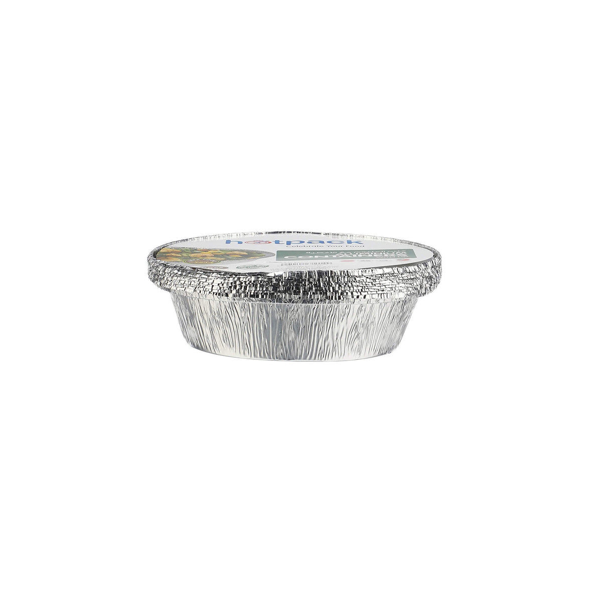 Round Aluminium Containers with Lid 800 ml 10 Pieces