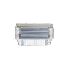 50 Pieces Offer Pack Aluminium Container With Arabic Theme Lid - hotpackwebstore.com
