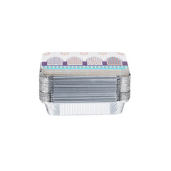 50 Pieces Offer Pack Aluminium Container With Arabic Theme Lid - hotpackwebstore.com