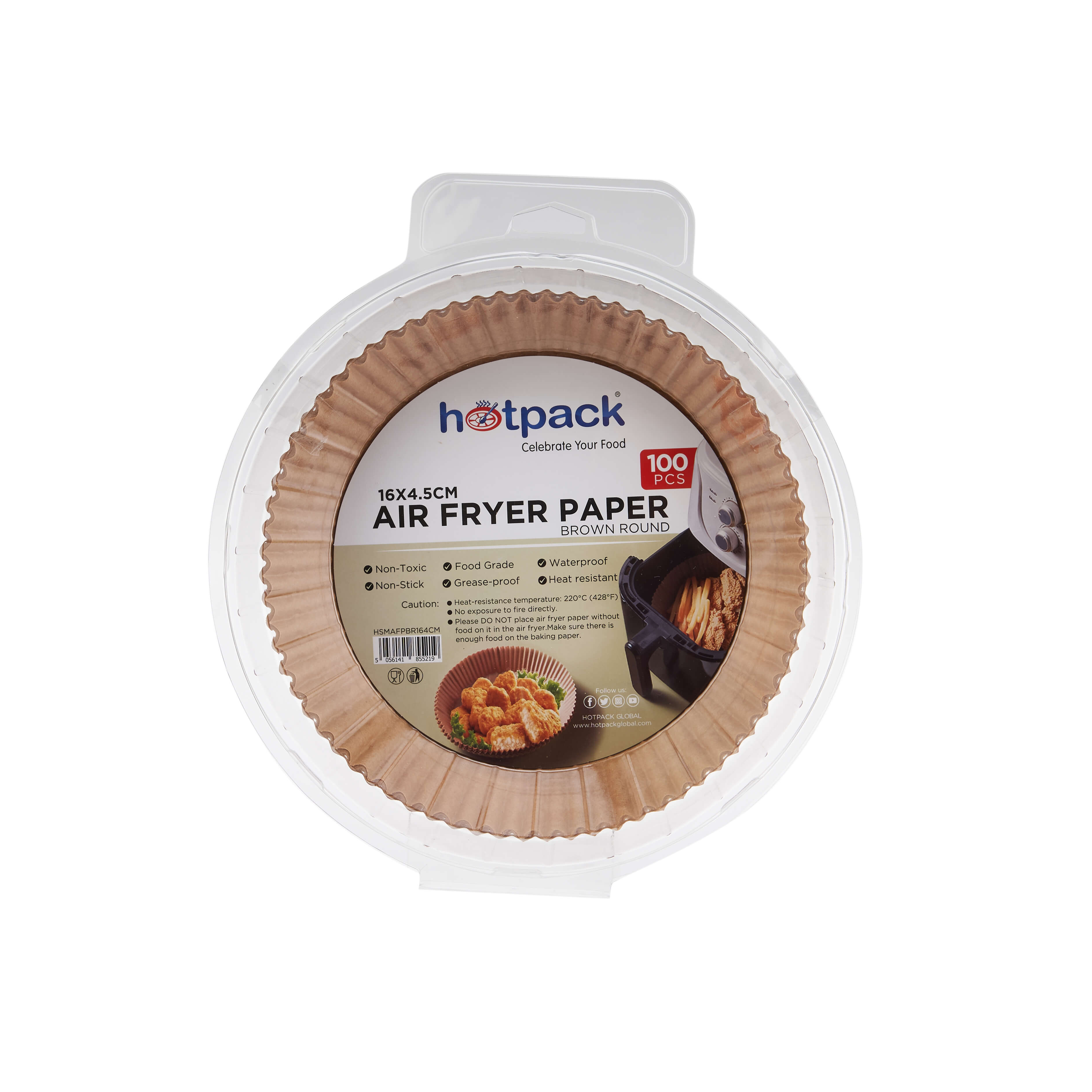 Home Expert Air Fryer Disposable Paper Liner-100PCS Parchment Paper  Sheets,Round Air Fryer Parchment Paper