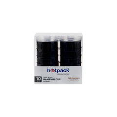 Black Ramekin Cup With Lid - hotpackwebstore.com