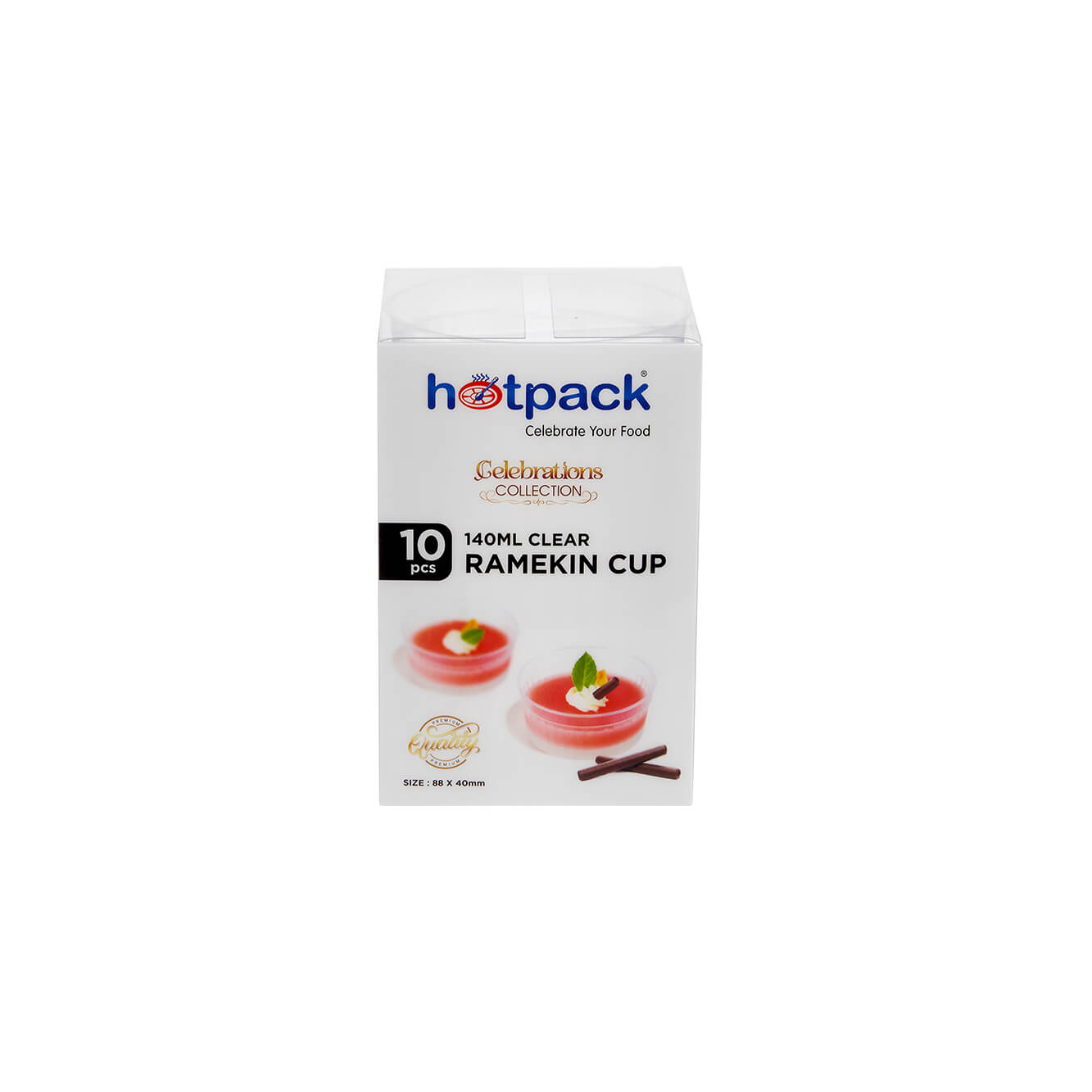 Clear Round Ramekin Plastic Cup - hotpackwebstore.com