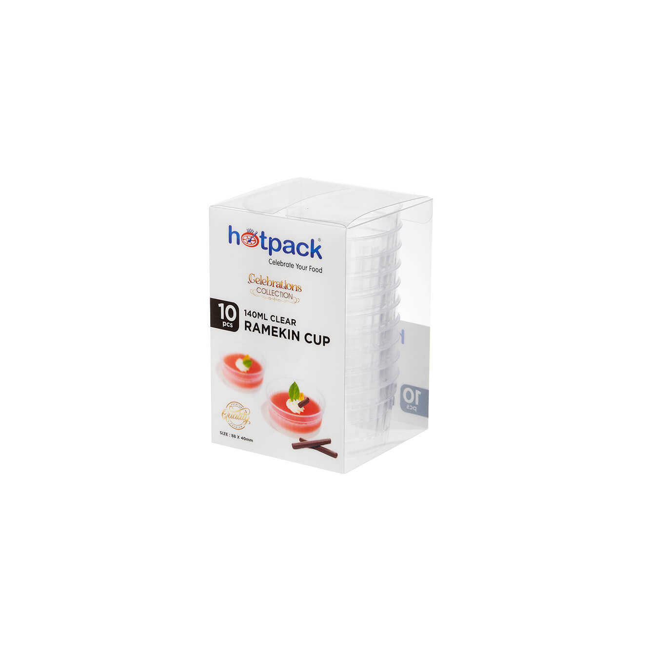 Clear Round Ramekin Plastic Cup - hotpackwebstore.com