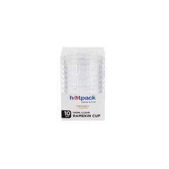 Clear Round Ramekin Plastic Cup - hotpackwebstore.com