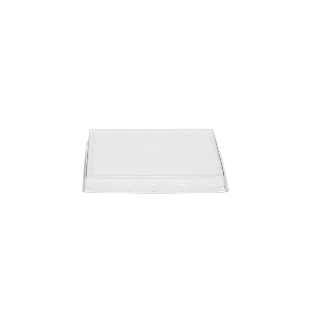 Clear Square Plastic Dessert Cup With Lid - hotpackwebstore.com