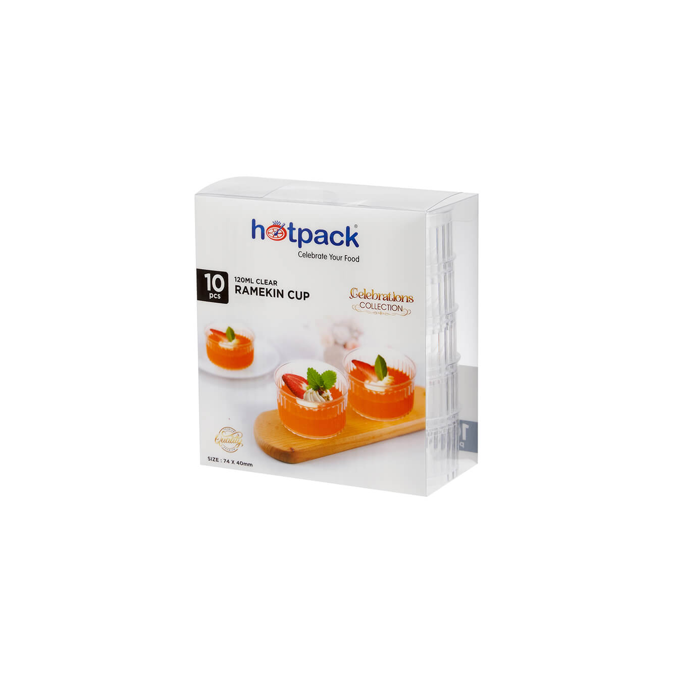 Clear Round Ramekin Plastic Cup - hotpackwebstore.com