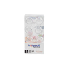 Clear Plastic Dessert Jar Pot With Lid - hotpackwebstore.com
