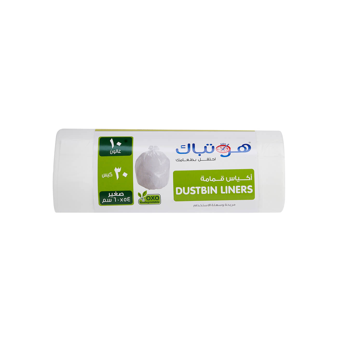 White Dust Bin Bag Roll