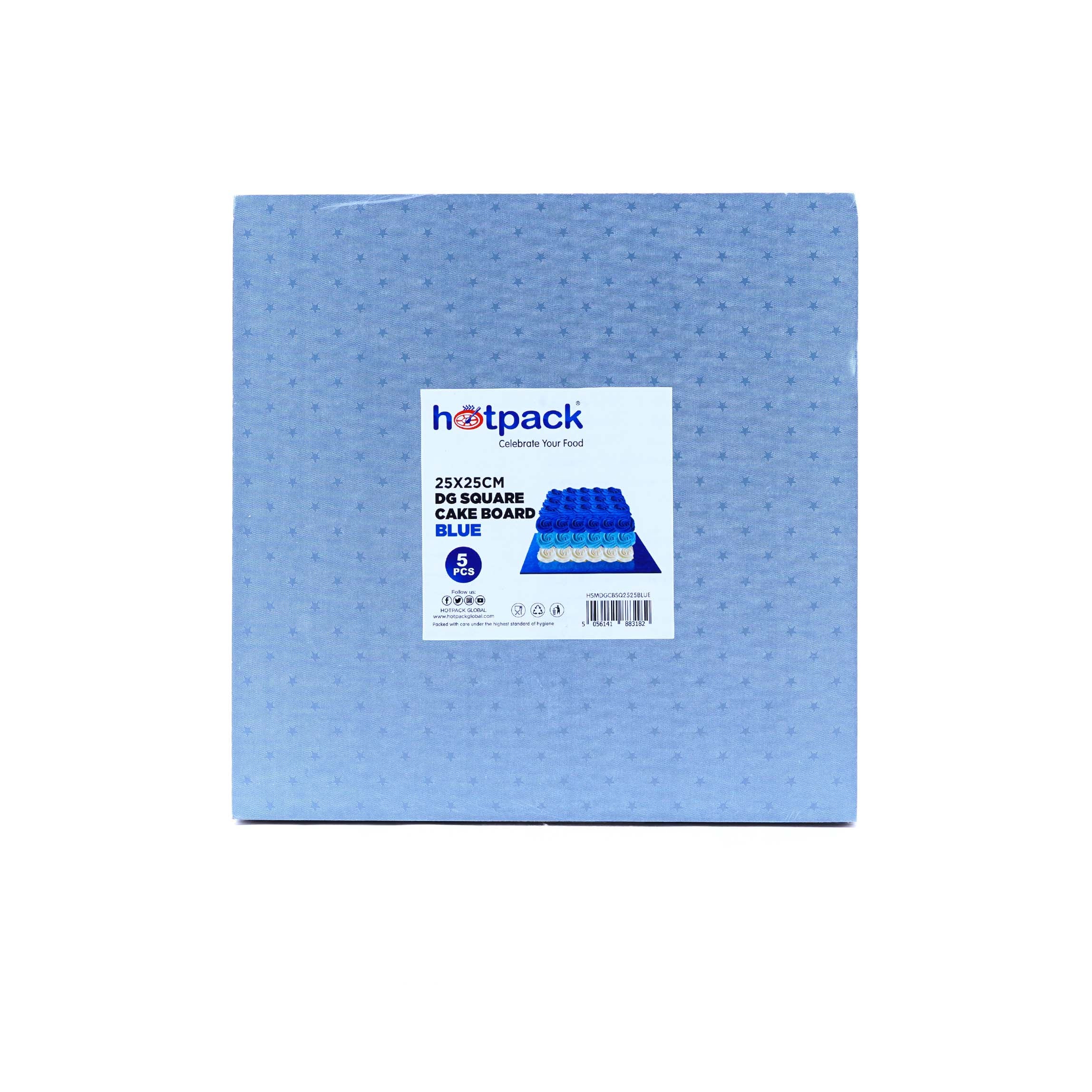 Square Cake Board 5 Pieces - hotpackwebstore.com - Baking & Decoration