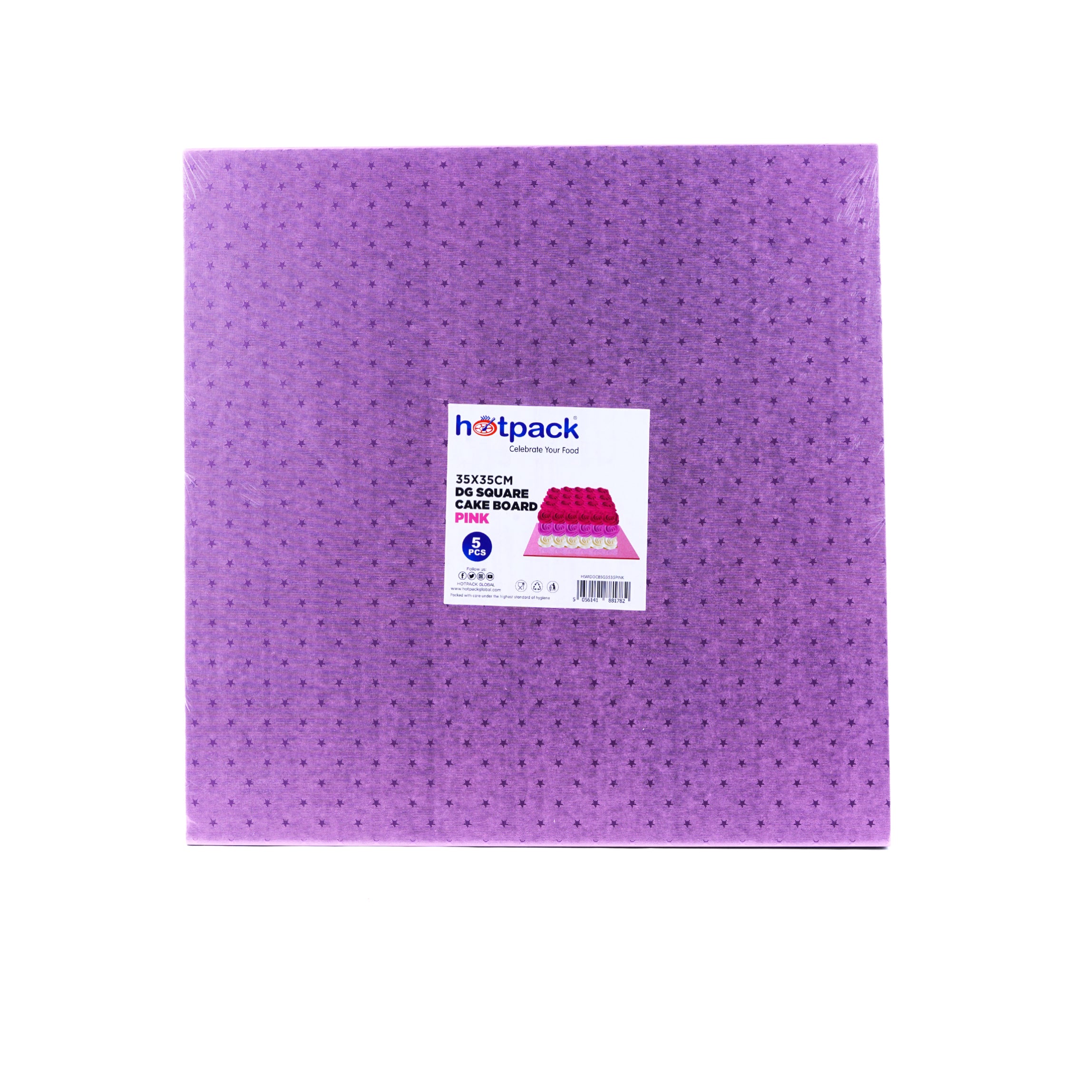 Square Cake Board 5 Pieces - hotpackwebstore.com - Baking & Decoration