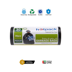 Black Heavy Duty Garbage Bag Roll - hotpackwebstore.com