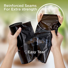 Black Heavy Duty Garbage Bag Roll - hotpackwebstore.com