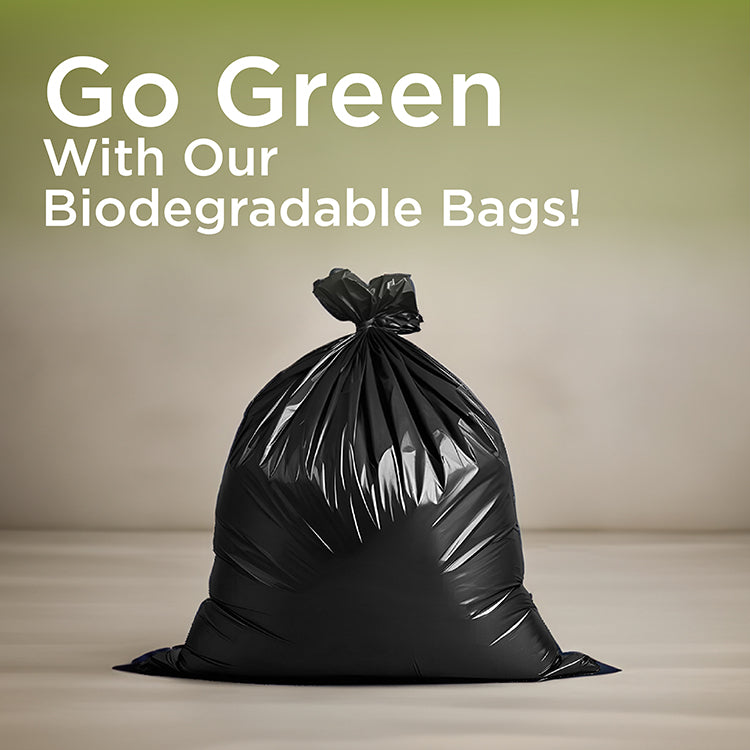 Black Heavy Duty Garbage Bag Roll - hotpackwebstore.com