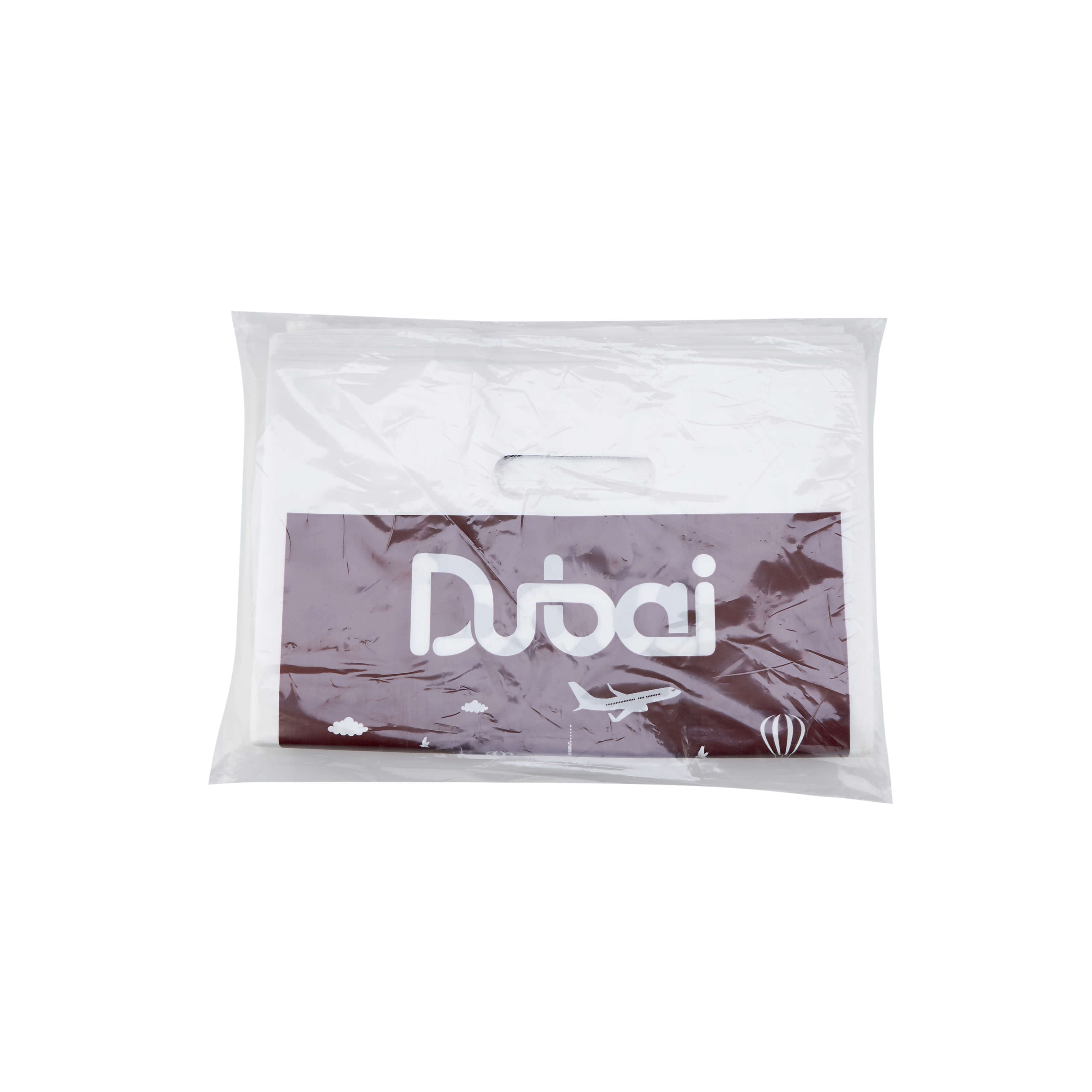 Welcome DXB Printed Plastic Carry Bag 1kg - hotpackwebstore.com